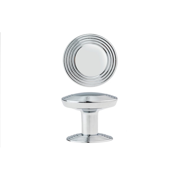 Richelieu 1 9/16 in (40 mm) Chrome Transitional Cabinet Knob - BP707040140