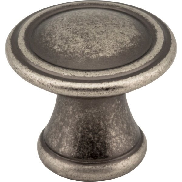 Jeffrey Alexander 1-3/16" Diameter Distressed Pewter Cordova Cabinet Knob - Z110-BNDL