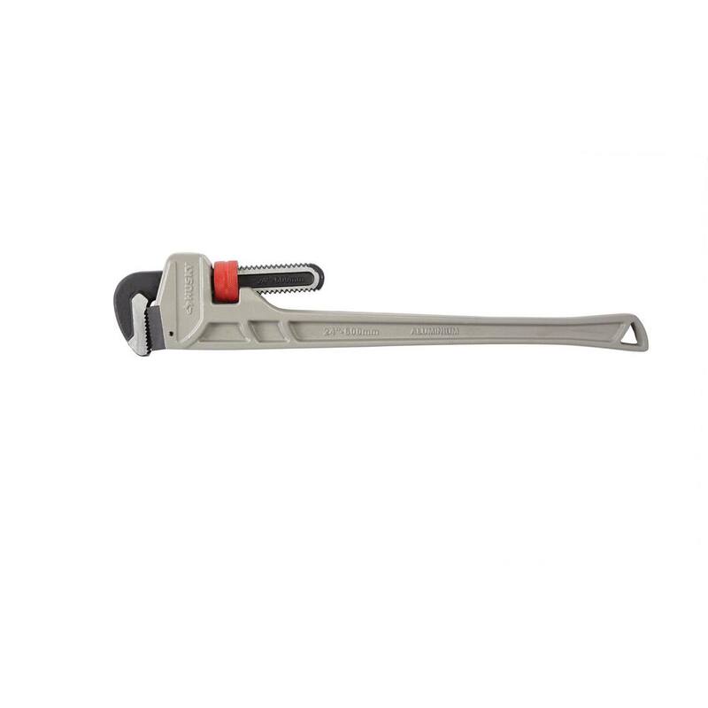 Husky 24 in. Aluminum Pipe Wrench with 2-1/2 in. Jaw Capacity - WG-40A-24AL