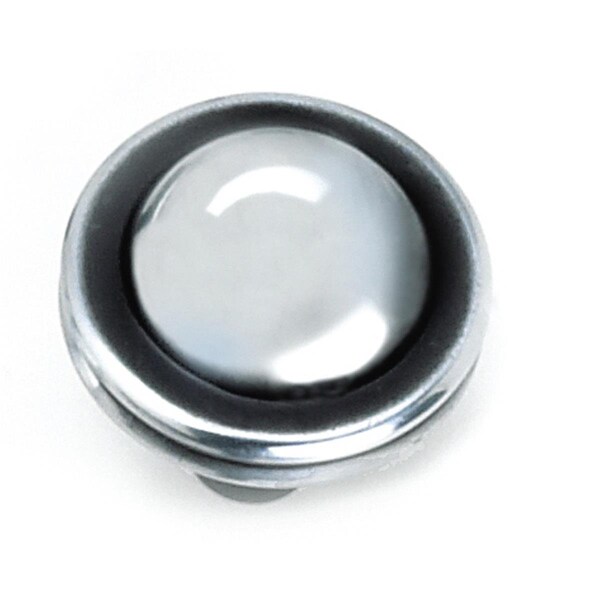 Grilltown 1.25 in. Contemporary Knob - Antique Silver - GR688631