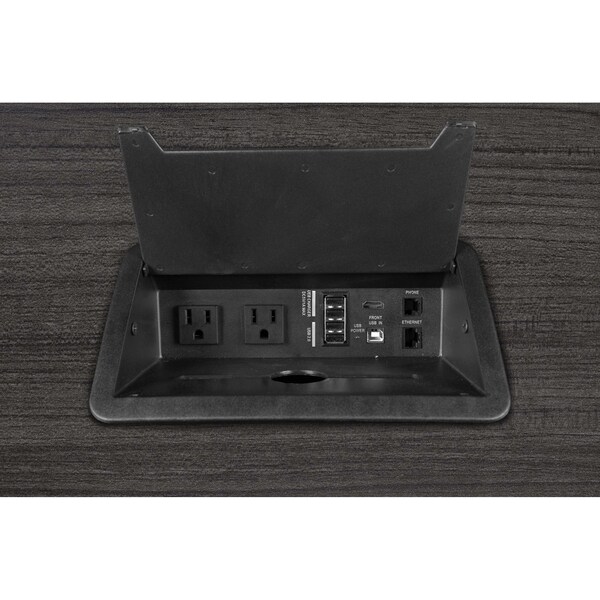 Regency Rectangle Tables > Conference Tables > Legacy Racetrack Tables, 71 W, 35 L, 29 H, Wood Top - LCTRT7135AG