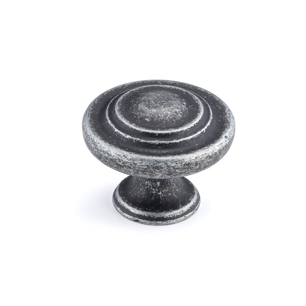 Richelieu 1 5/16 in (34 mm) Natural Iron Traditional Metal Cabinet Knob - BP10734908