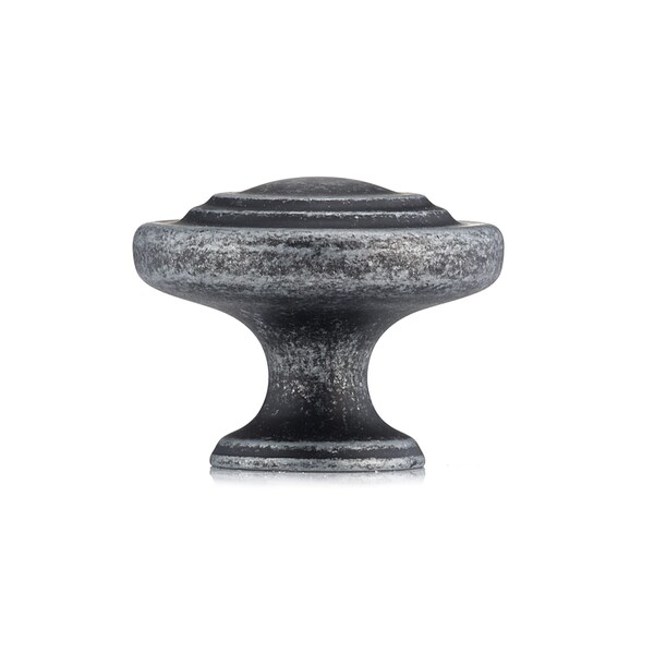 Richelieu 1 5/16 in (34 mm) Natural Iron Traditional Metal Cabinet Knob - BP10734908