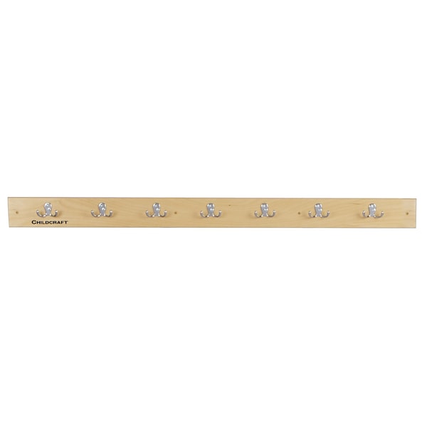 Childcraft Wall Mount Coat Strip, 47-15/16 x 1-7/8 x 4 Inches - 271615