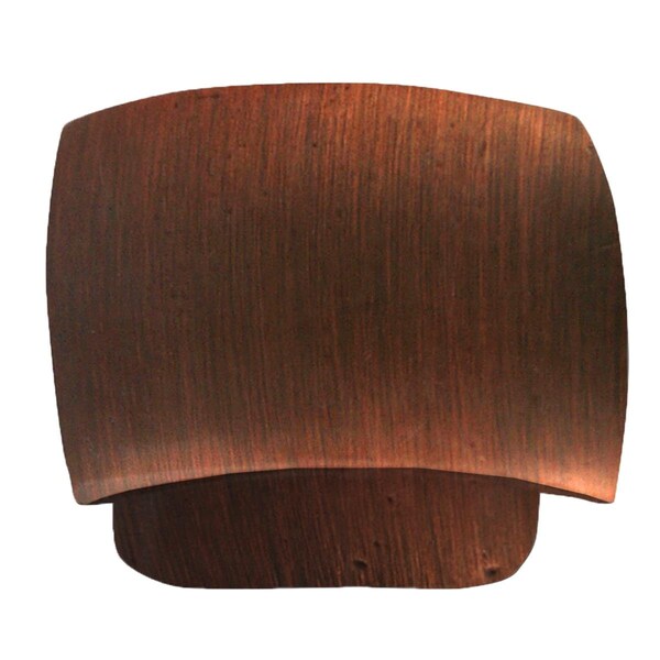 Grilltown 1.5 in. Aventura Square Knob - Venetian Bronze - GR3207849
