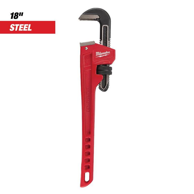 Milwaukee 18 in. Steel Pipe Wrench - 48-22-7118