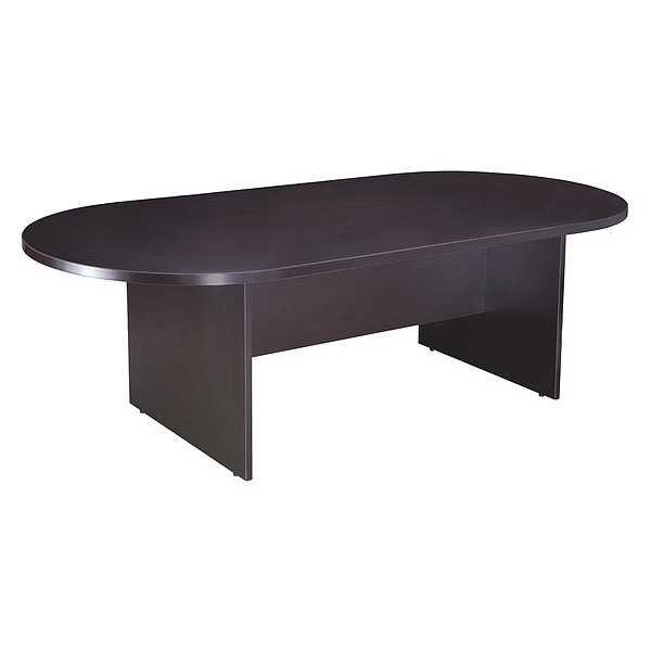 Boss Race Track Conference Table, 71"Wx35"D, Mocha - N135-MOC