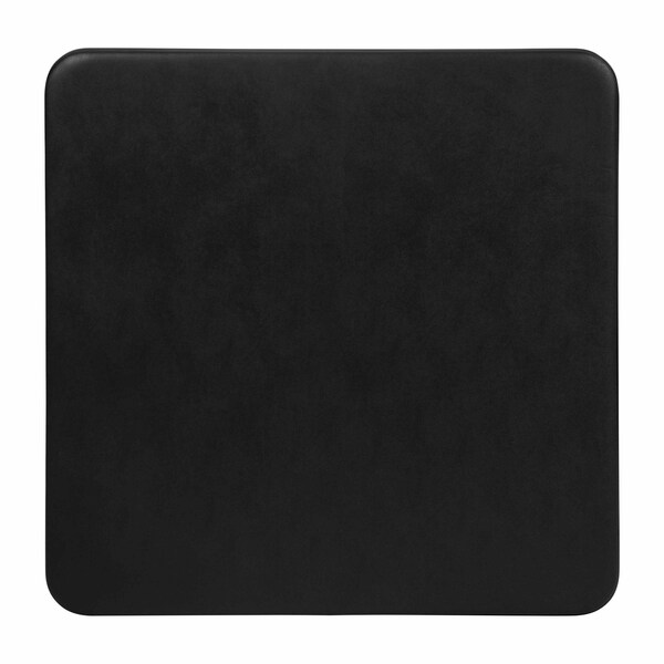 Flash Furniture Square Folding Table, 33.5" W, 33.5" L, 27.75" H, Black - JB-2-GG
