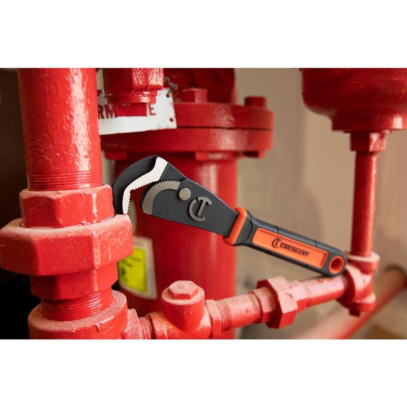Crescent 12 in. Self-Adjusting Straight Pipe Wrench with Grip - CPW12