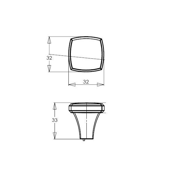Richelieu 1 1/4 in. X 1 1/4 in. (32 mm x 32 mm) Polished Nickel Transitional Metal Cabinet Knob - BP78535180