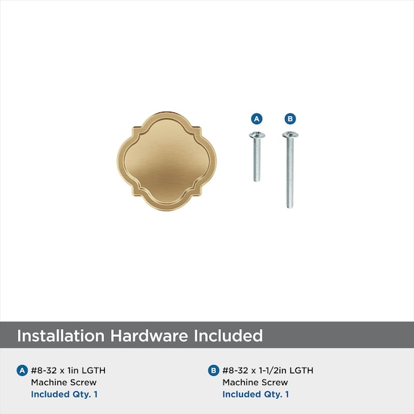Amerock Grace Revitalize 1-3/8 inch 35mm Diameter Champagne Bronze Cabinet Knob - BP36628CZ