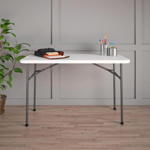 Cosco Cosco Casual 24.05 in. W X 48 in. L Rectangular Folding Table - 14-146-WSP2