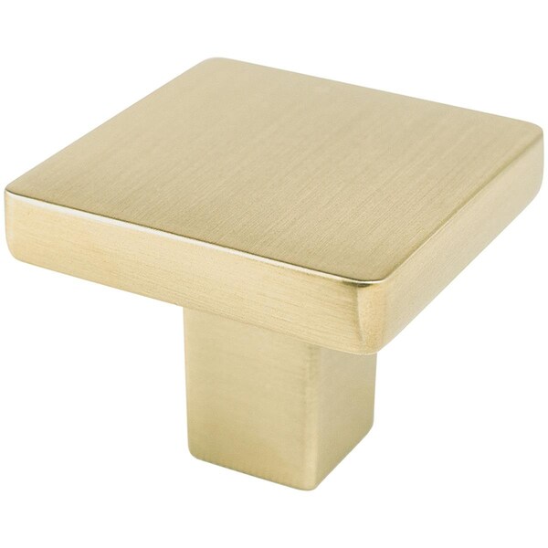 Berenson 1.125 in. Contemporary Advantage One Square Knob, Champagne - BE0952 10CZ