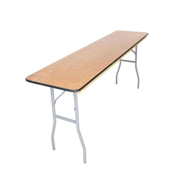 Atlas Commercial Products Titan Series Wood Folding Table, 8 ft x 18 Conference Table - WFT5-1896