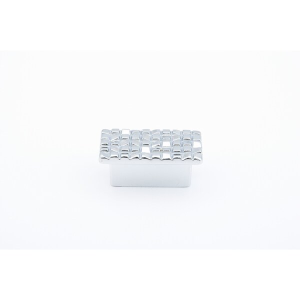 Schaub 32mm Center to Center Mosaic Rectangular Cabinet Knob Polished Chrome Finish - 235-26