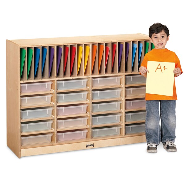 Jonti-Craft Homework Station, with Clear Paper-Trays - 78240JC