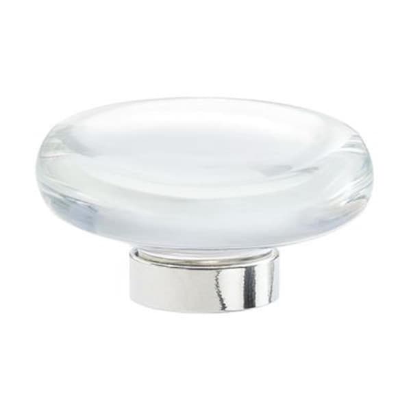 Gardencare 1.75 in. Knob Glacio, Polished Nickel - GA312026