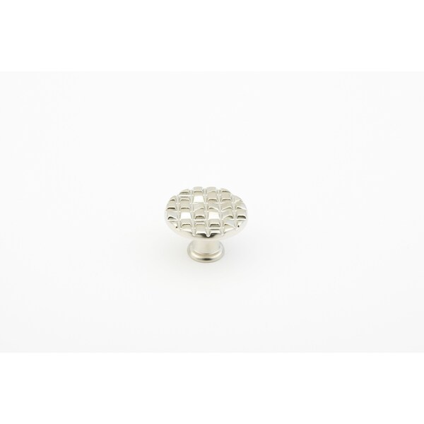Schaub 1-1/8in Mosaic Cabinet Knob Satin Nickel Finish - 2370-15
