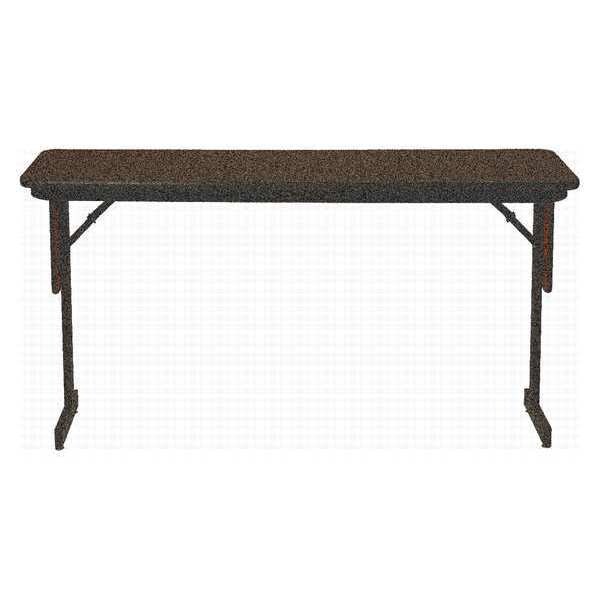 Correll Rectangle Panel Leg Folding Seminar Training Table, 18" W, 60" L, 29" H, High Pressure Laminate Top - SP1860PX-06