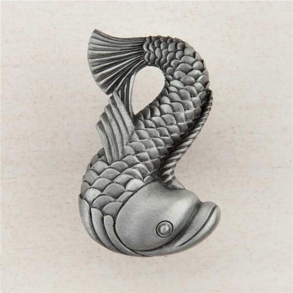 Acorn Mfg Acorn Manufacturing DP5PP Artisan Collection Dolphin Knob; Antique Pewter - DP5PP