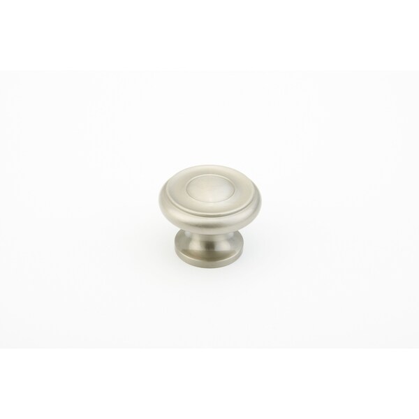 Schaub 1-1/2in Colonial Cabinet Knob Satin Nickel Finish - 704-15