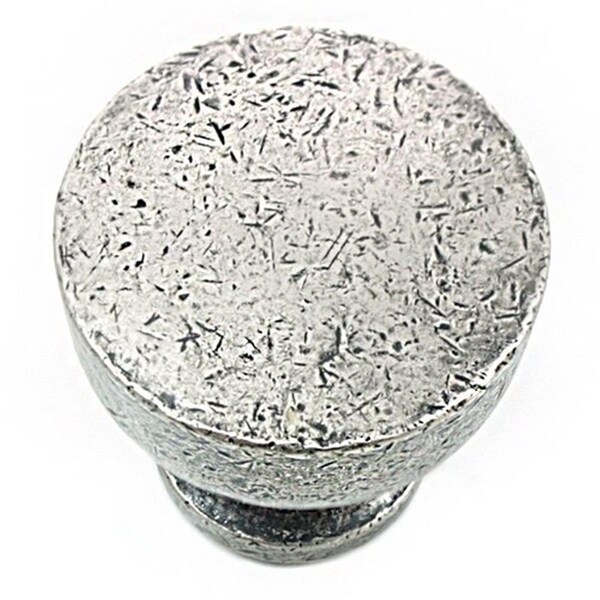 Strategic Brands 1.25 in. Distressed Pewter Precision Cabinet Knob - 85464