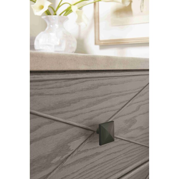 Amerock Extensity 1-1/2 in 38 mm Length Matte Black Cabinet Knob - BP29398FB