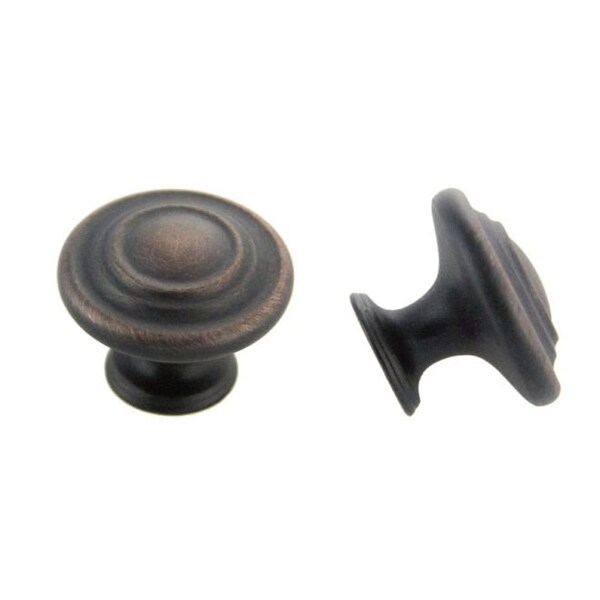 Crown 1-3/8" Spherical Cabinet Knob Oil Rubbed Bronze Finish - CHK97110B