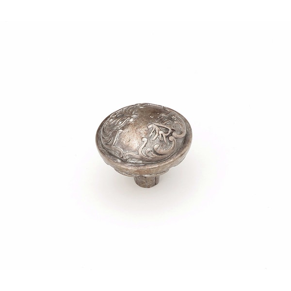 Schaub 1-1/4in Cantata Cabinet Knob Monticello Silver Finish - 994-MSL