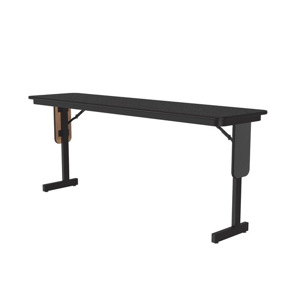 Correll Rectangle Panel Leg Folding Seminar Training Table, 18" W, 60" L, 29" H, High Pressure Laminate Top - SP1872PX-07