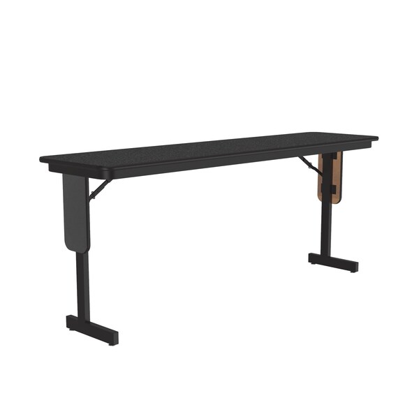 Correll Rectangle Panel Leg Folding Seminar Training Table, 18" W, 60" L, 29" H, High Pressure Laminate Top - SP1872PX-07