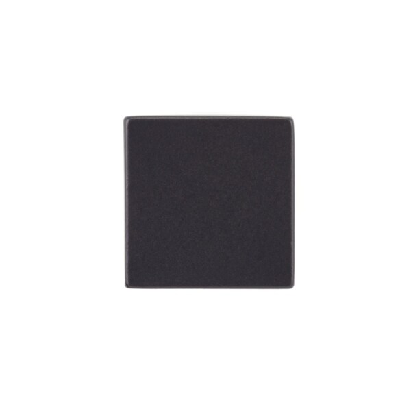 Richelieu 1-inch (25 mm) x 1-inch (25 mm) Matte Black Contemporary Cabinet Knob - BP312525900