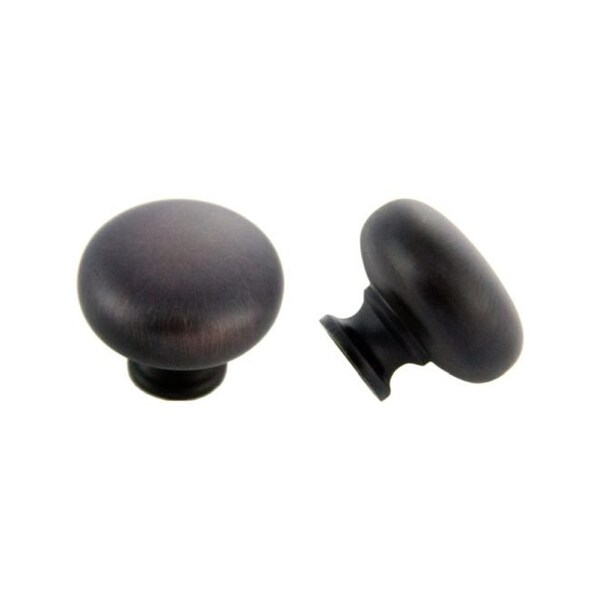 Crown 1-1/2" Cabinet Knob Oil Rubbed Bronze Finish - CHK92810B