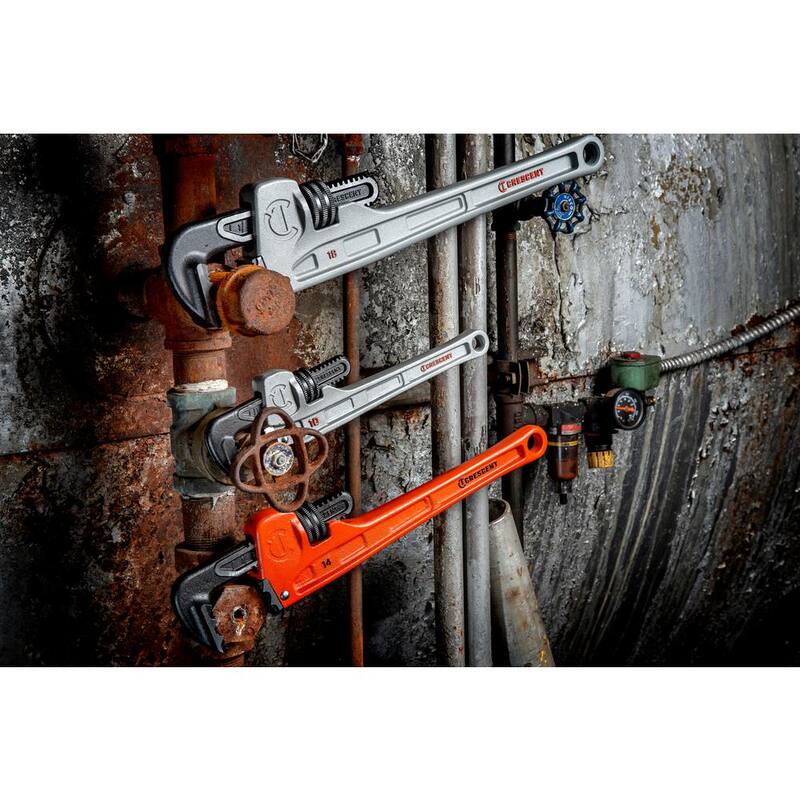 Crescent 10 in. Aluminum Slim Jaw Pipe Wrench - CAPW10S