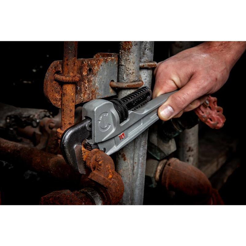 Crescent 10 in. Aluminum Slim Jaw Pipe Wrench - CAPW10S