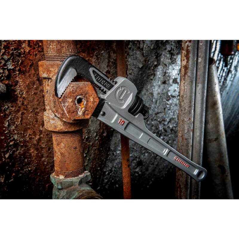 Crescent 10 in. Aluminum Slim Jaw Pipe Wrench - CAPW10S
