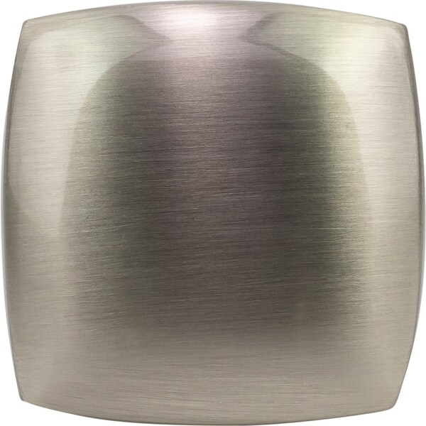 Designperfect 1-3/16 Overall Length Square Cabinet Knob, Brushed Satin Nickel, 10PK - DPA10S83KSNB