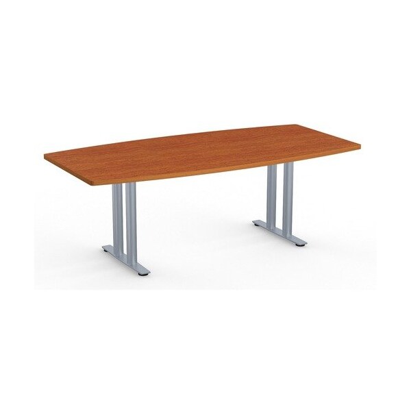 Special-T Conference Table, BoatShaped, T-Base, 84inx42in, WCY - SCTSIENTL4284WC