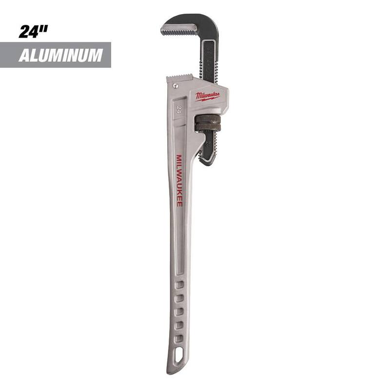 Milwaukee 24 in. Aluminum Pipe Wrench - 48-22-7224