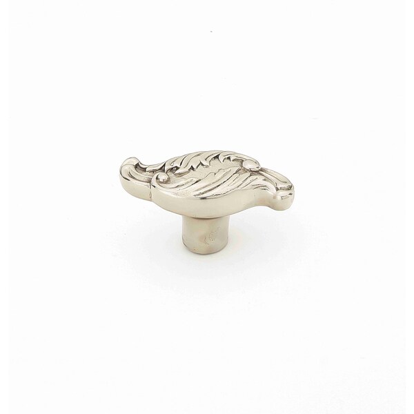 Schaub 2in Symphony Cantata Cabinet Knob White Brass Finish - 996-WB