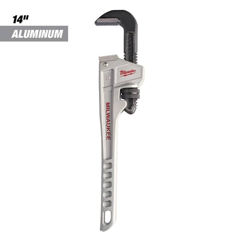 Milwaukee 14 in. Aluminum Pipe Wrench - 48-22-7214