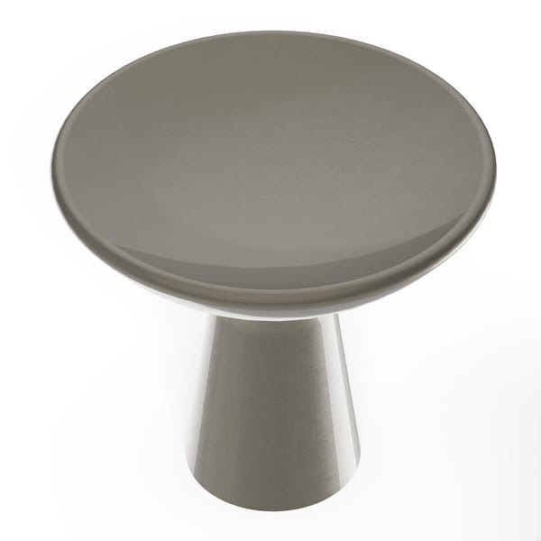 Hickory Hardware Maven Collection Knob 1-1/4 Inch Diameter Satin Nickel Finish - H078776SN