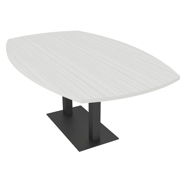 Skutchi Designs Arc Boat 45 in W, 84 in L, White - HAR-ABOT-48X84-DOU.BK-WA7976