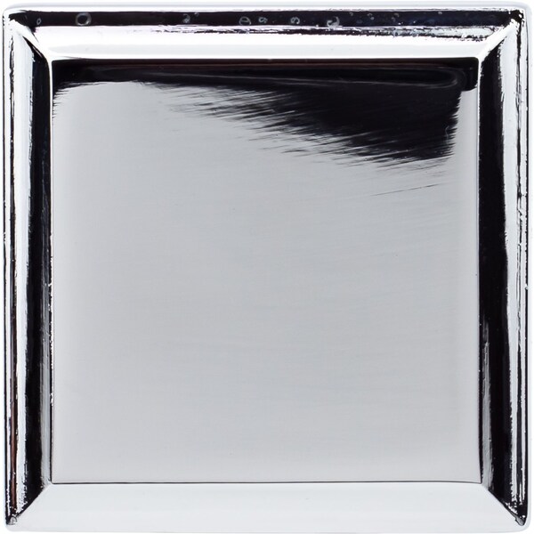 Designperfect 1-3/16 Overall Length Square Cabinet Knob, Polished Chrome - DPA-S54KPC