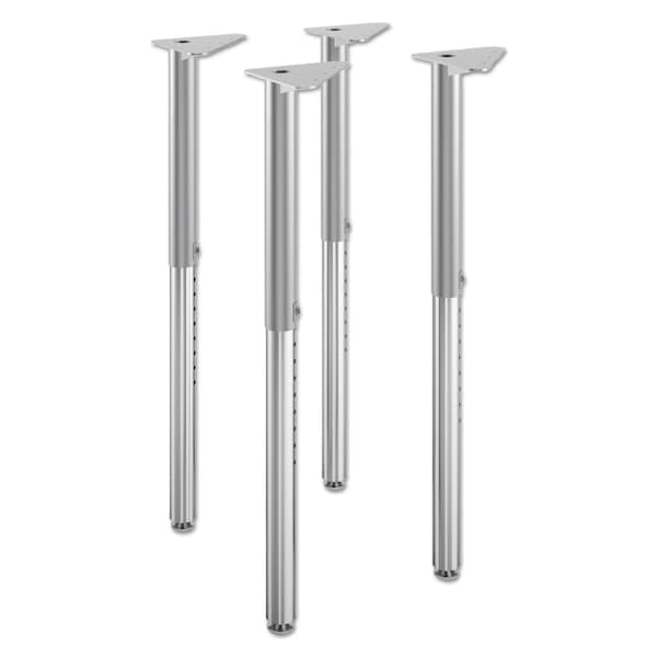 Hon Build Adjustable Post Legs, 22" to 34" High, 4/Pack - HEB4LEG.T1