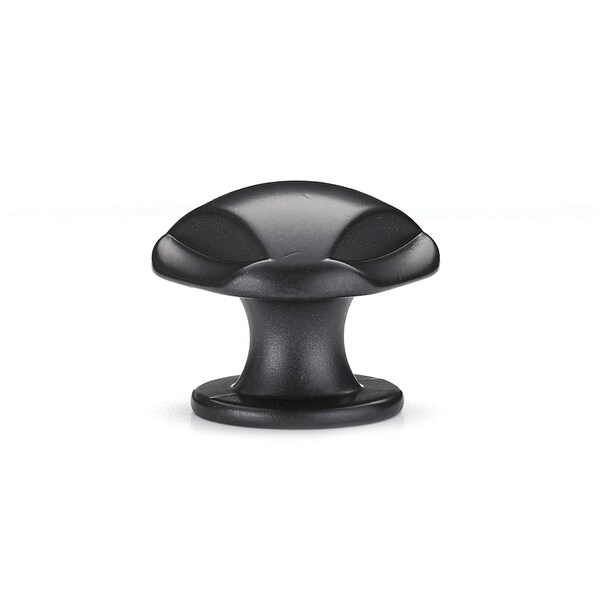 Richelieu 1 5/16 in (33 mm) Anthracite Traditional Metal Cabinet Knob - BP2391533906