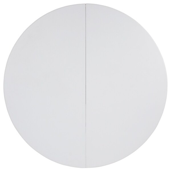 Flash Furniture Round Wh 72Rnd Plastic Bi-Fold Table, 71" W, 71" L, 29" H, Plastic Top, White - DAD-183RZ-GG