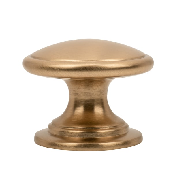 Designperfect 1-1/4 Diameter Round Cabinet Knob, Champagne Bronze/Gold - DPA-R18KCBZ