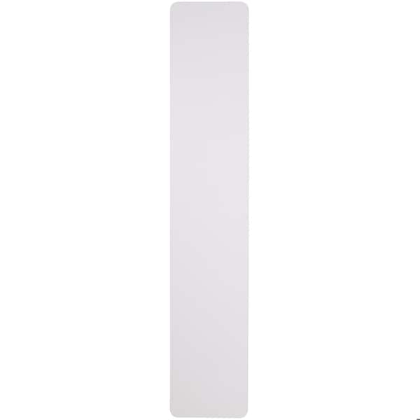 Flash Furniture Rectangle Fold Training Table, Wht, 18X96, 18" W, 96" L, 29" H, Plastic Top, White - DAD-YCZ-244-2-GW-GG