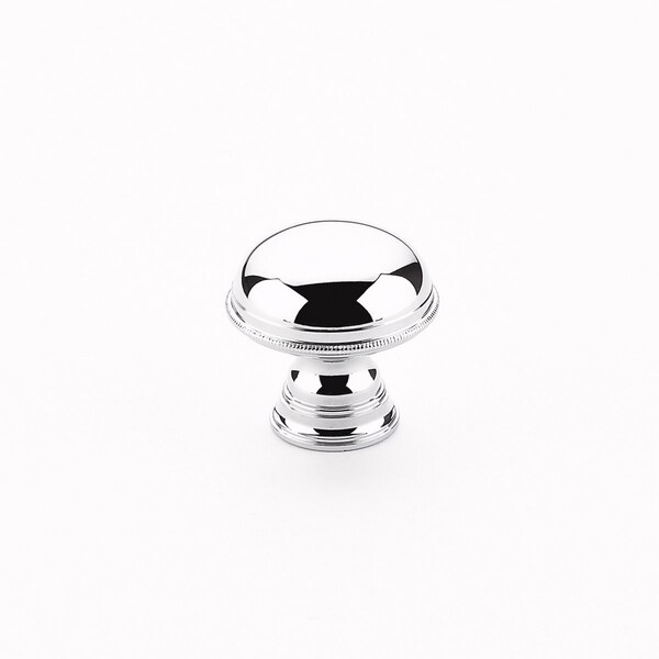 Schaub 1-1/4in Atherton Cabinet Knob Polished Chrome Finish - 572-26